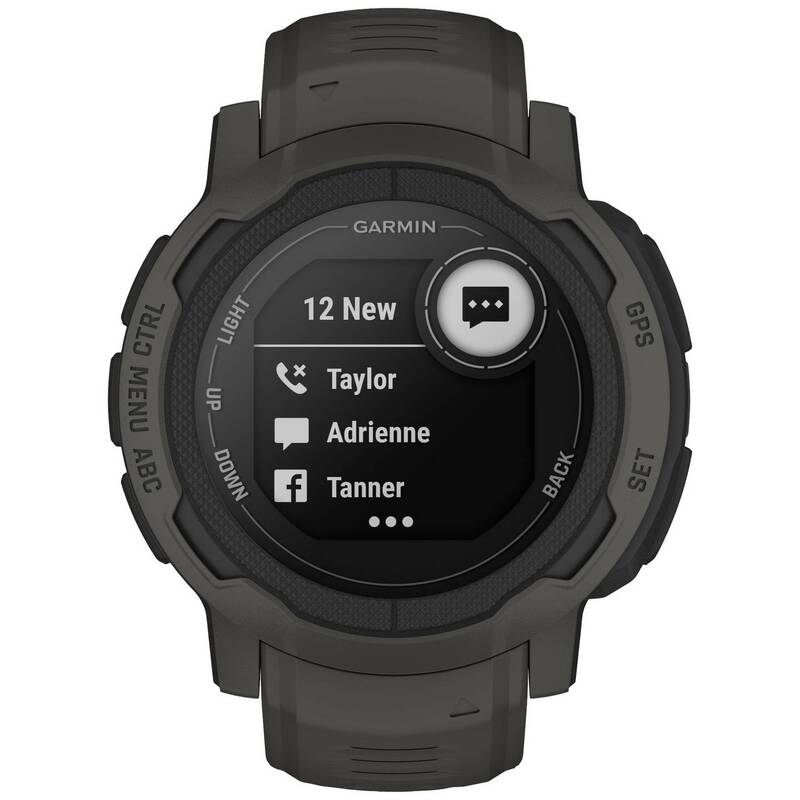 Garmin Sportuhr Fitnessuhr Instinct 2 GPS Smartwatch grau 28 Tage Akkulaufzeit - 0753759278786