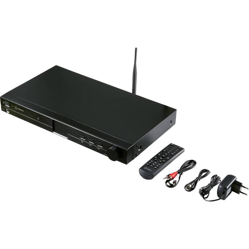 Renkforce Radio-Adapter DAB+ WLAN Bluetooth DLNA Internetradio Schwarz 99 Sender - 4053199973484