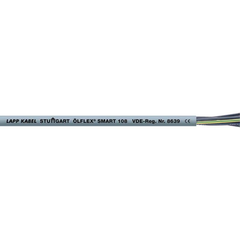 LAPP Steuerleitung ÖLFLEX SMART 108 4G2,5 flexibel Kabel 100m grau 500V 14040099 - 4044776761068