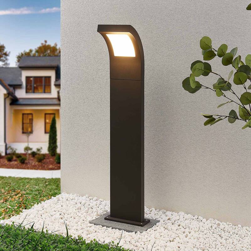 Arcchio Wegeleuchte Außenlampe LED Wegelicht grafitgrau Aluminium IP65 100 cm - 4251096566352