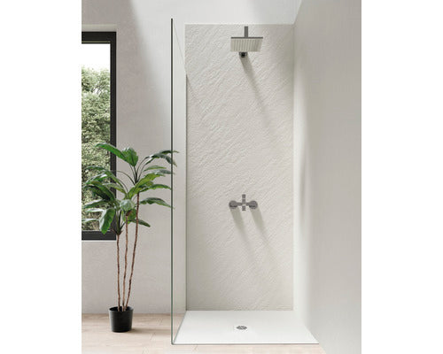 Jungborn Duschwanne Duschtasse Cento Mineralguss Kunststein Weiß Bad 140x80 cm - 8435398537449