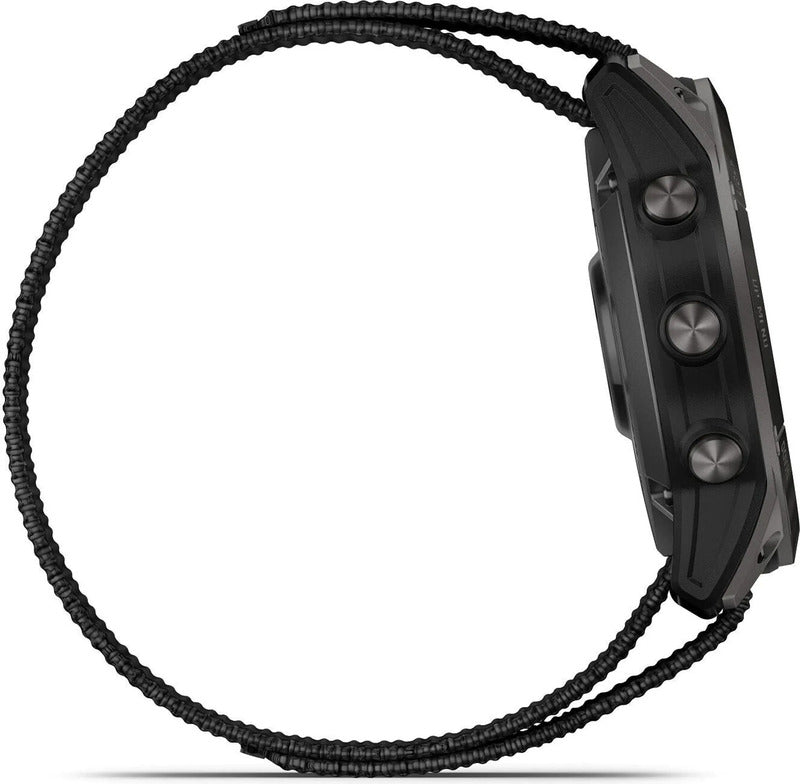 Garmin Sportuhr Smartwatch Uhr Enduro 2 Sapphire Solar DLC Titan Schwarz Onesize - 0753759296650