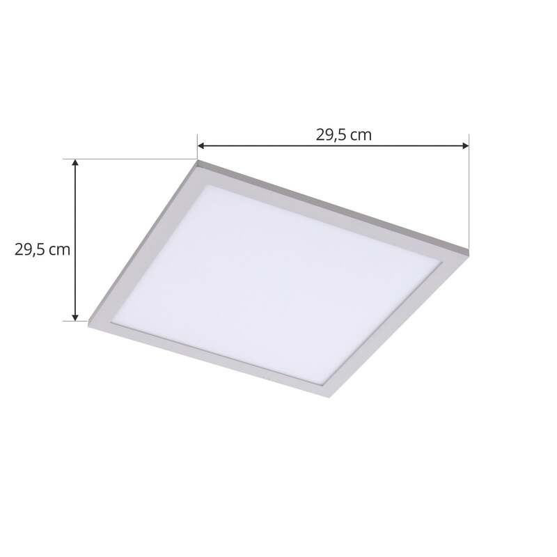 Lindby LED Panel Enhife 30x30cm Leuchte Aluminium 4000K Universalweiß dimmbar - 4251911782561