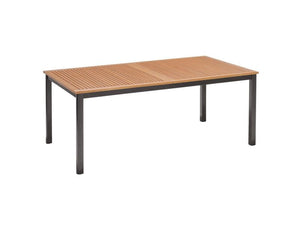 C-Ware Gartentisch Terrassentisch Ausziehbar FSC-Holz Braun 180-240cm x 100cm