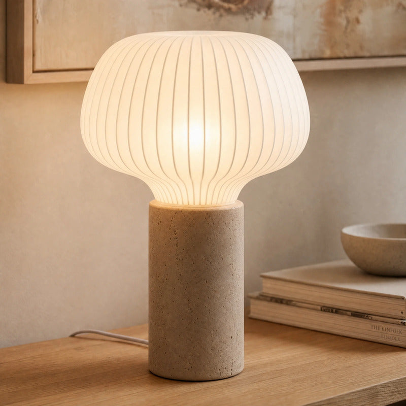 Lucande Tischleuchte Eloise LED Lampe Leuchte Tischlampe weiß 42cm Höhe 30cm - 4255830913556