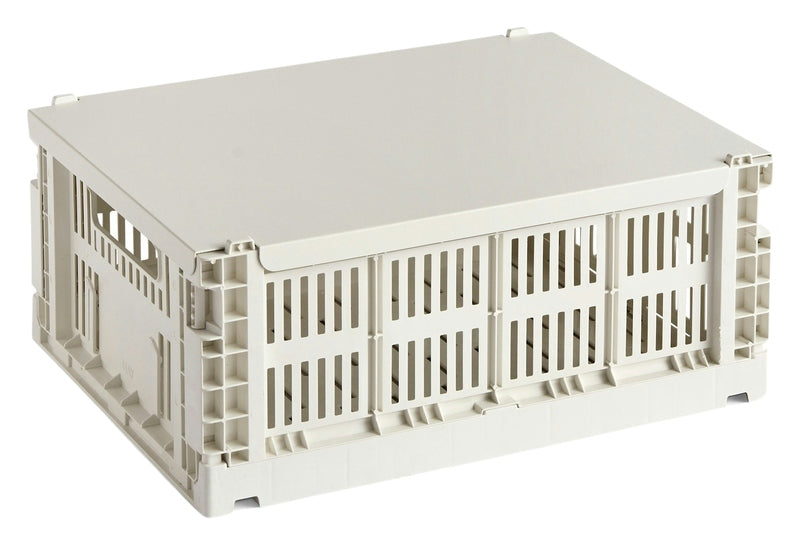 HAY Colour Crate Deckel M Aufbewahrungsbox Organizer Deckel powder - 5710441315148