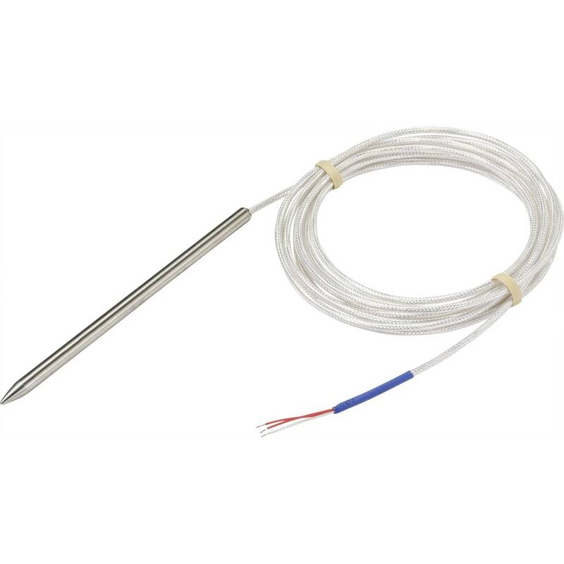 TRU COMPONENTS Temperaturfühler Widerstandssensor PT100 Kabel Edelstahl - 4064161192222