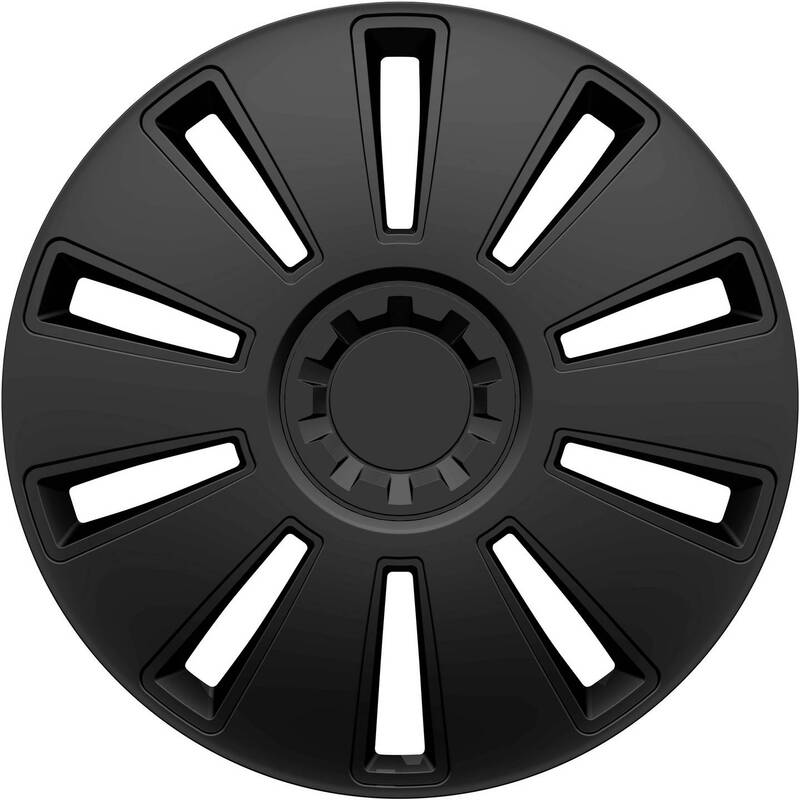 HP Autozubehör Radkappen GRID R14 schwarz 1 Stück ABS-Kunststoff Radkappe - 4007928820440