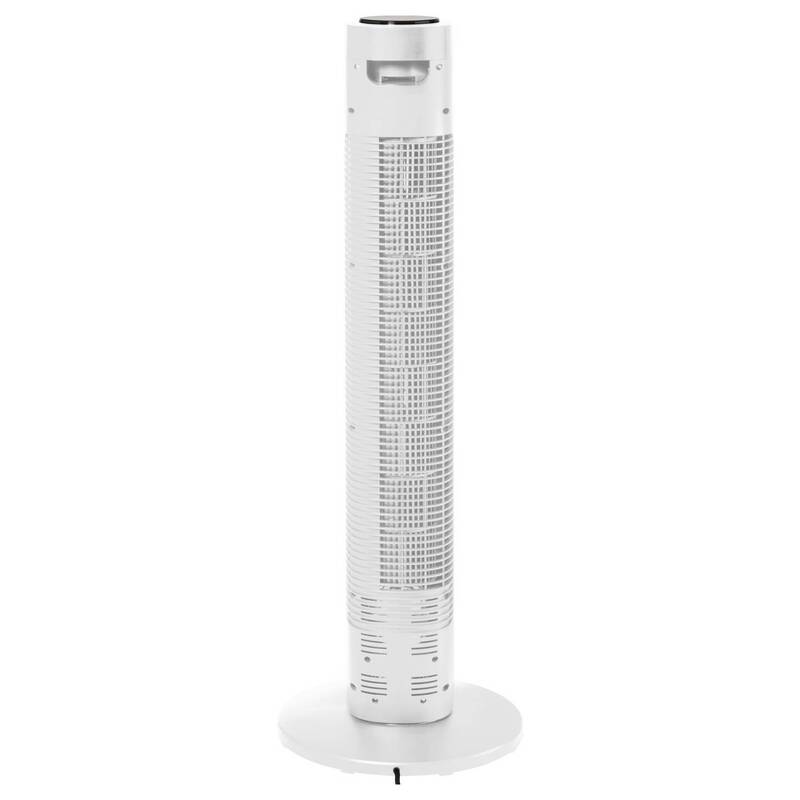 Sygonix Turmventilator 50W Timer Oszillierend Fernbedienung Weiß 315x942mm - 4064161489407