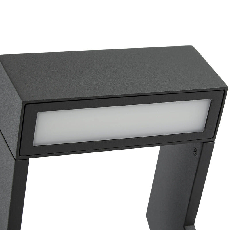 Arcchio Wegeleuchte Wegelampe LED dunkelgrau Gartenleuchte Außenleuchte Glas - 4255830906596