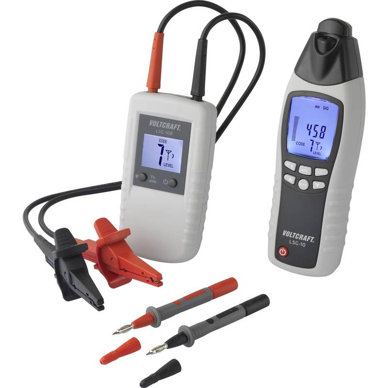 Voltcraft Leitungssucher LSG-10 Kabelsuchgerät mit digitaler Anzeige und Signal - 4016138628869