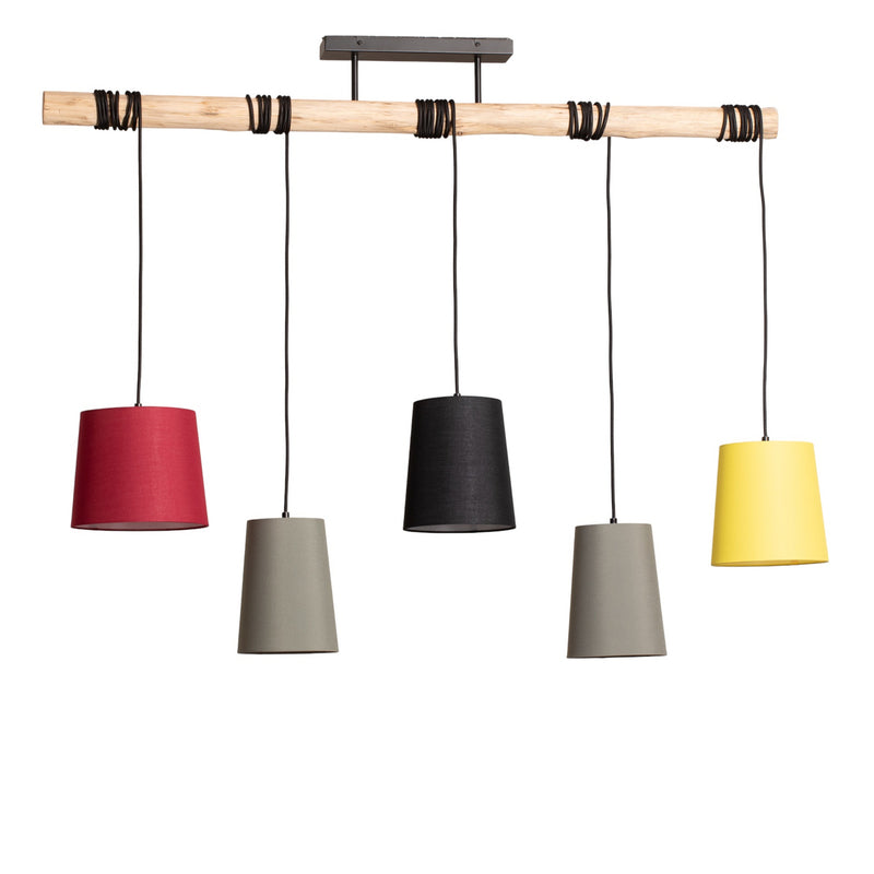 Lindby Hängelampe Hängeleuchte Amilia LED Pendelleuchte Lampe bunt 5-flammig - 4251911719444