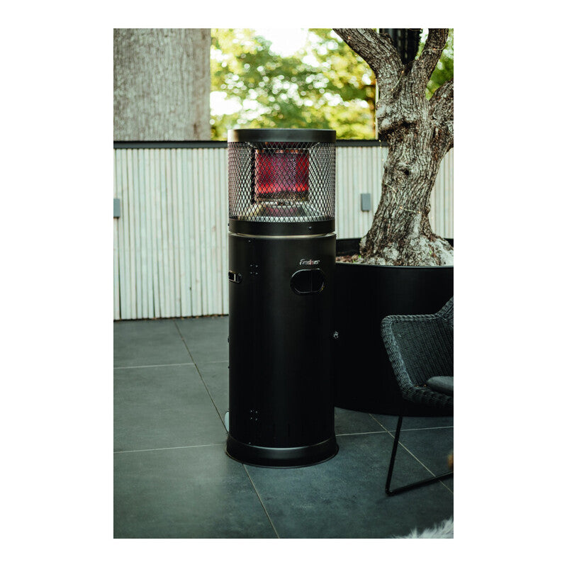 Enders Terrassenheizer Heizstrahler Polo 2.0 Edelstahl schwarz 3-6kW mobil 115cm - 4000591014437