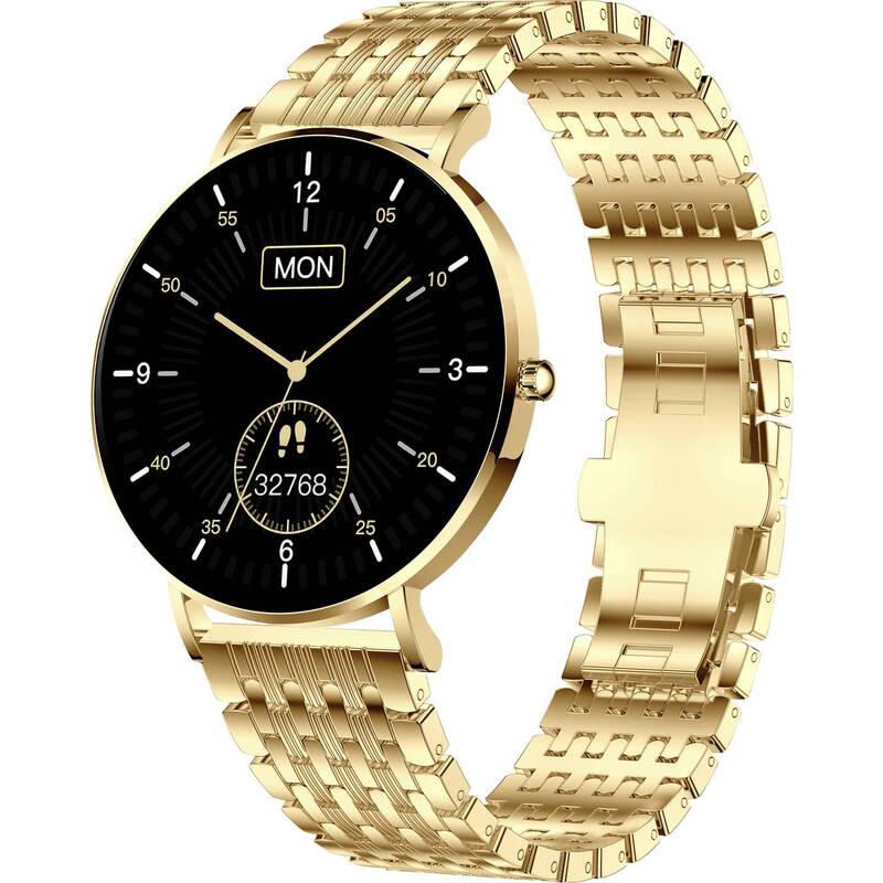 XCOAST SIONA 2 Smartwatch Uhr Fitnessuhr Gold Damen Fitness Tracker773 - 4260449576962