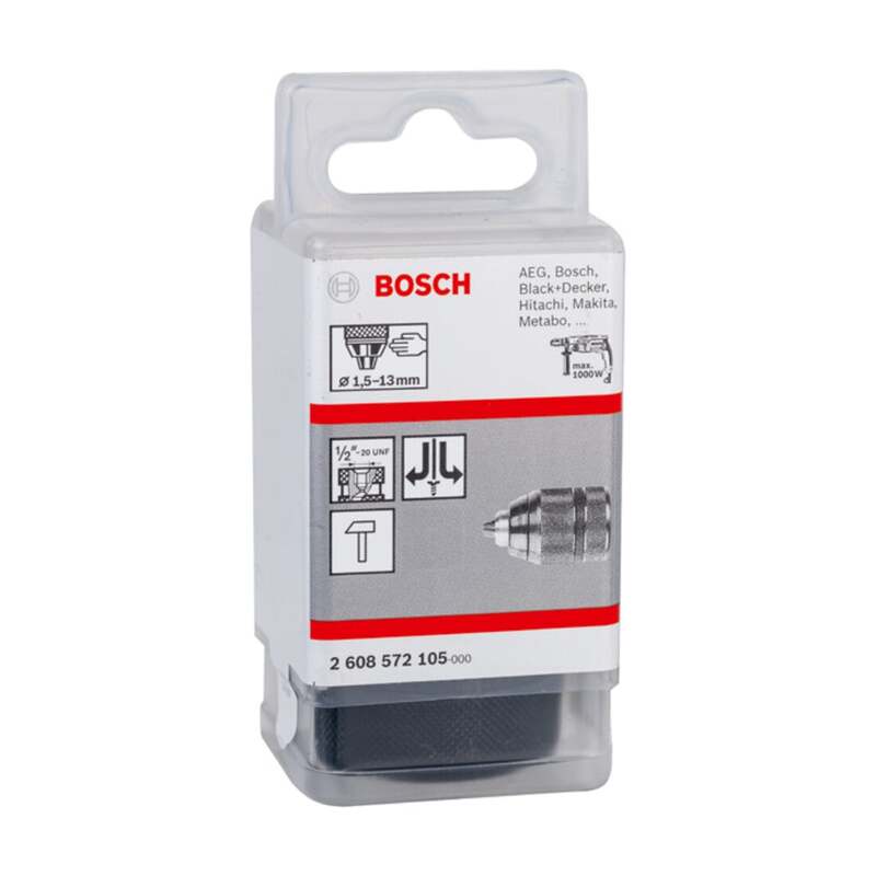 Bosch Schnellspannbohrfutter Bohrer 1,5-13mm Aufnahme 1/2"-20 3/8"-24 5/8"-16 - 3165140111942