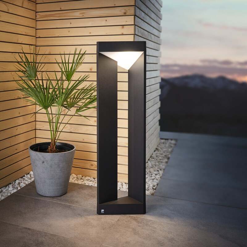 Eglo Wegeleuchte Nembro LED Gartenlampe Außenleuchte schwarz 80 cm IP54 10 W - 9002759987510