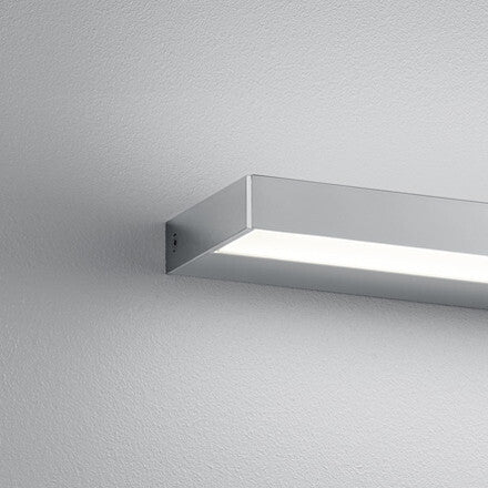 Helestra Wandleuchte Wandlampe Slate LED chrom 30cm warmweiß IP44 Leuchte - 4022671109345