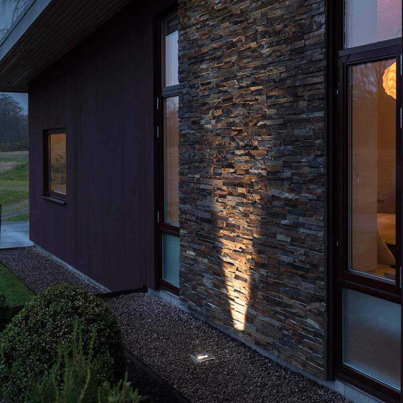 Konstsmide LED Bodeneinbauspot Malte Gartenleuchte Edelstahl 6W warmweiß IP65 - 7318307960310