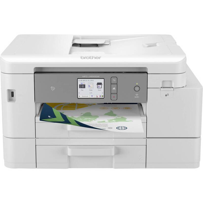 BROTHER MFCJ4540DW Multifunktionsdrucker A4 WLAN Duplex 20 S./min grau - 4977766809610