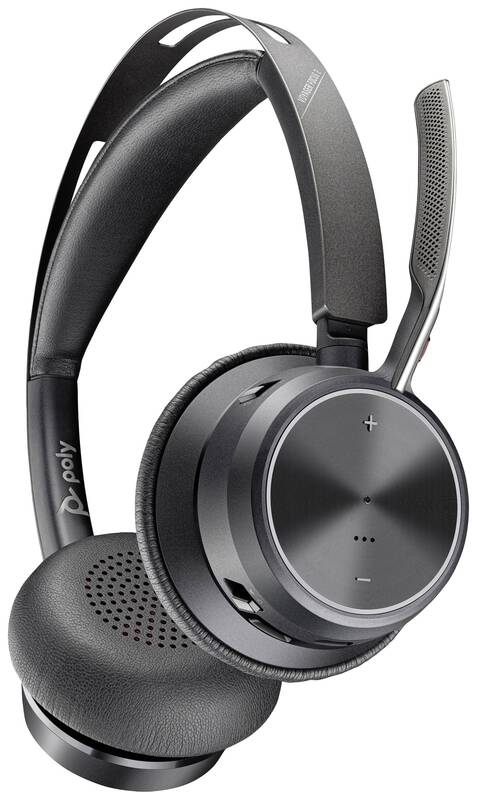 HP Poly Voyager Focus 2 Headset Kopfhörer Bluetooth Wireless On-Ear Headset - 0197029504524