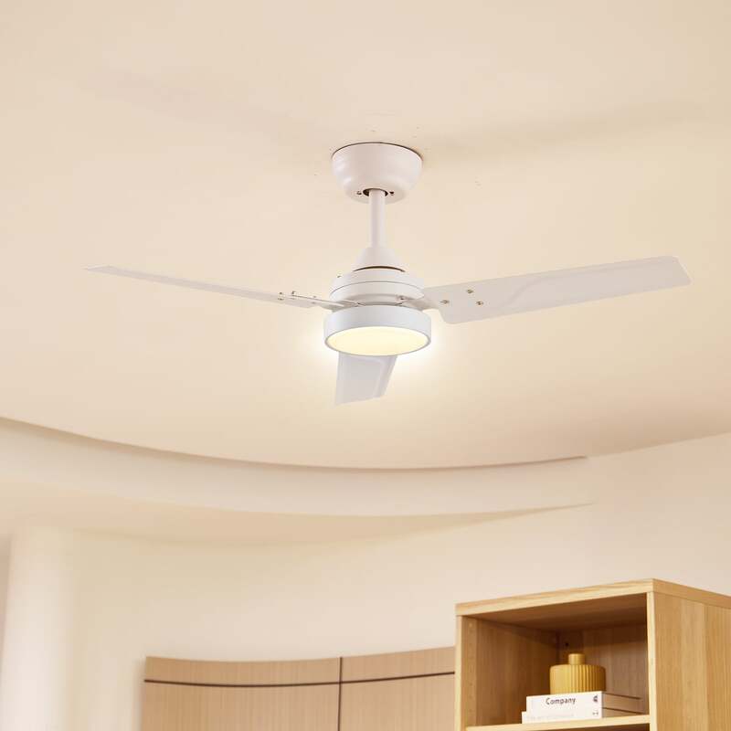 Lindby LED-Deckenventilator Aerallo weiß CCT leise 105 cm 18 W Fernbedienung - 4251911779899