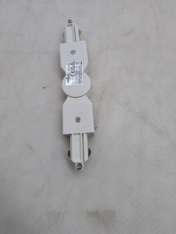 Nordlux Hochvolt-Schienensystem Verbinder Linkadapter Weiß IP20 230V 120x35x18mm - 5701581357082