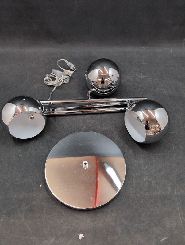 KARE Stehleuchte Calotta 3-flammig Lampe Leuchte chrom drehbar 151cm Metall - 4025621698418