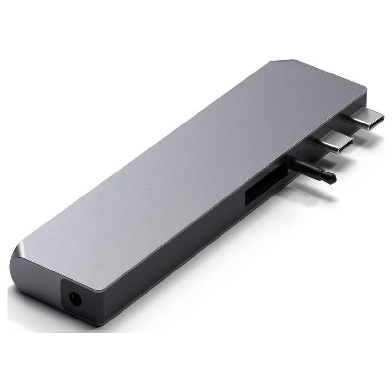 Satechi Dockingstation USB Hub Pro Hub Max Space Gray MacBook Pro Air USB-C - 0810086360314