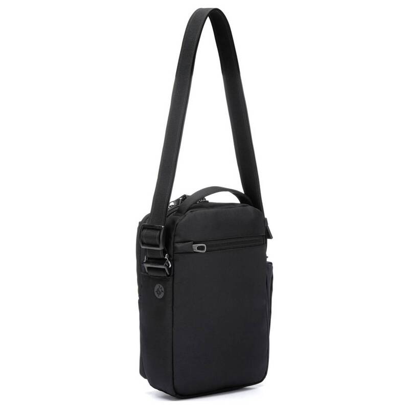 Pacsafe Notebook Tasche V Tour Crossbody schwarz Anti-Diebstahl 27,9cm schwarz - 0688334009564
