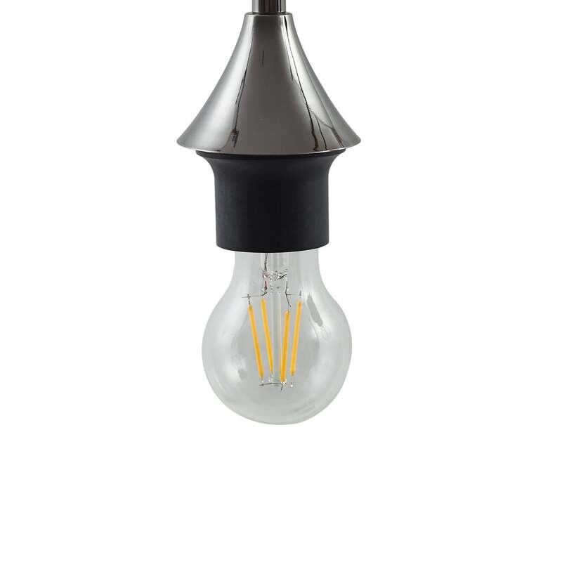 Lucande Hängeleuchte Jarven Hängelampe Deckenlampe Lampe 7-flammig schwarz Glas - 4251911791587