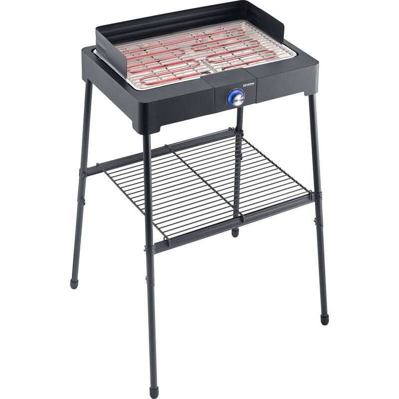 Severin Elektro Tischgrill PG 8566 Grillgerät mit Kontrollleuchte schwarz 2200W - 4008146040092