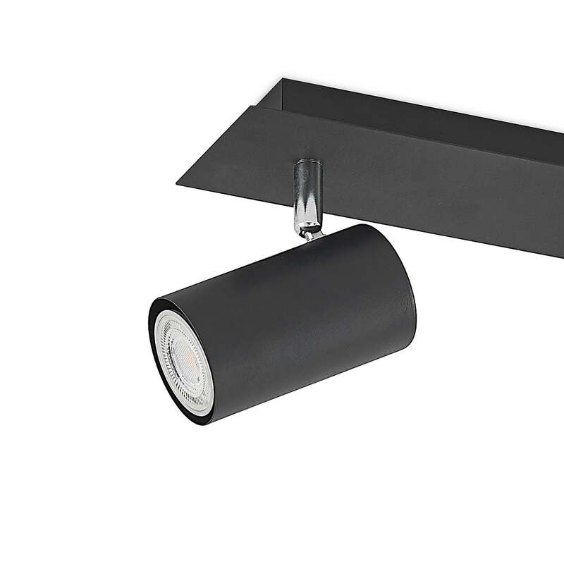 Lindby Deckenstrahler Joffrey LED Lampe dimmbar 4-flg schwarz 70cm GU10 IP20 - 4251911728514
