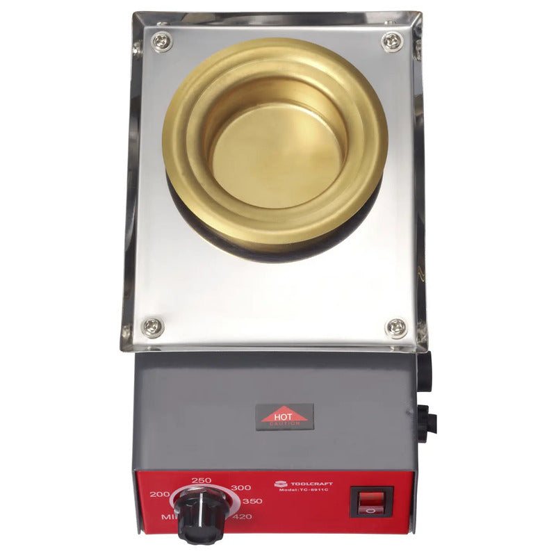 Toolcraft Lötbad TC-8911C 200W 420°C Löten Heißbad Lötkolben 300g netzbetrieben - 4064161503158