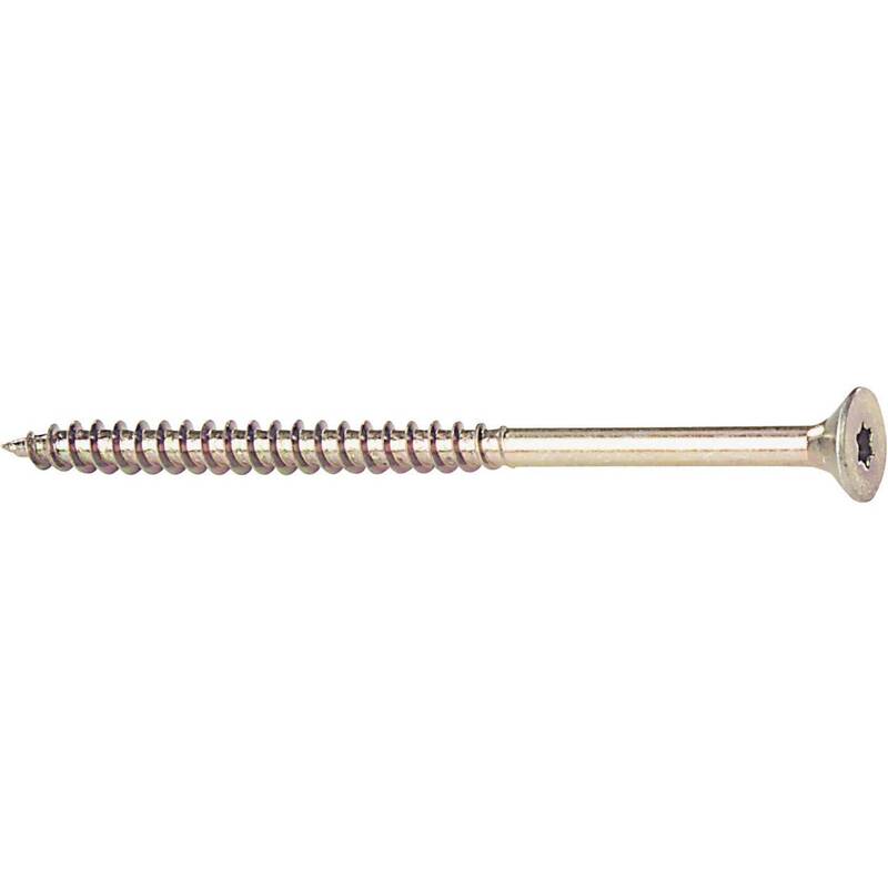 Holzschraube 6.0 mm 120 mm T-Profil Stahl verzinkt 50 Stück Befestigungstechnik - 4036911102492