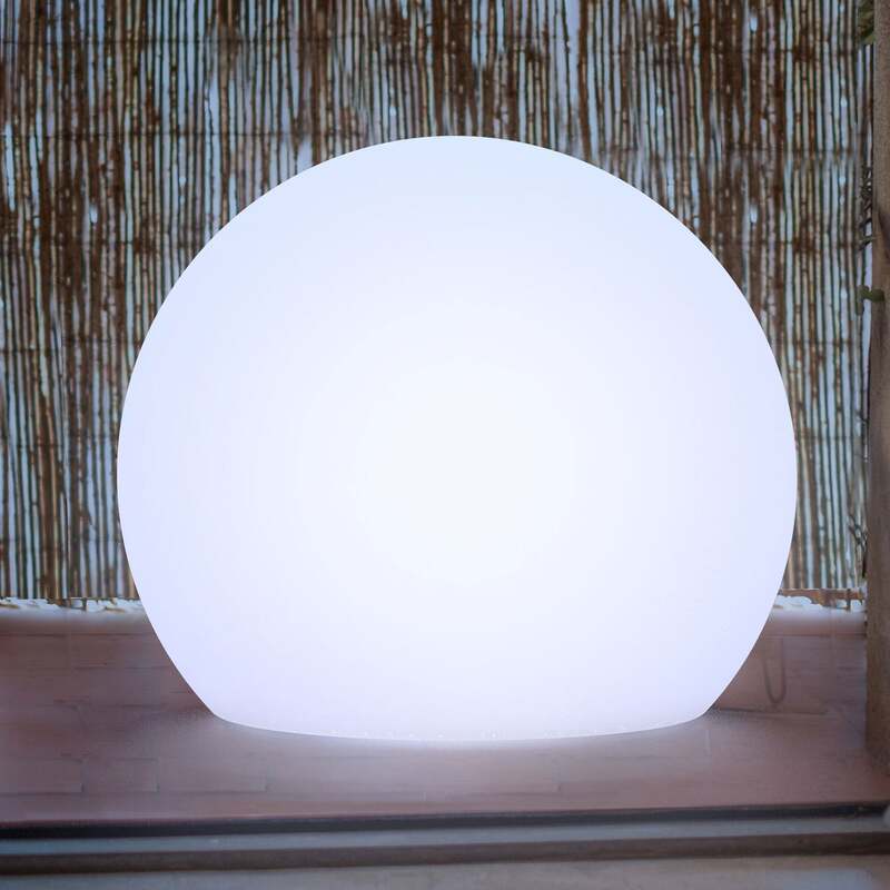 Newgarden Gartenleuchte Buly LED Kugelleuchte Ø60cm weiß IP65 3W 260Lumen 55cm - 8436047539647
