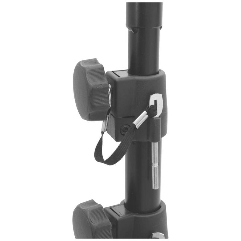 Eurolite Lichtstativ Stativ belastbar bis 30kg Höhe 150-315cm schwarz stabil - 4026397676945