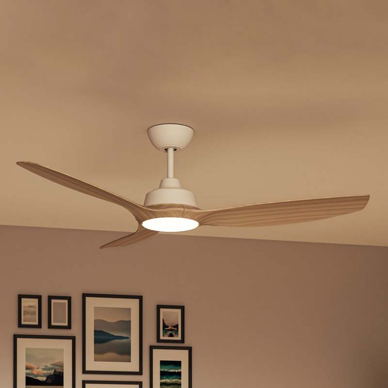 Philips Olas Deckenventilatorleuchte 52' 35W 3 Flügel Fernbedienung dimmbar - 8720169369993