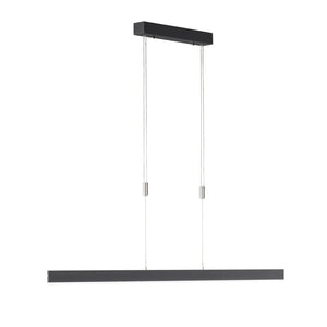 B-Ware Schöner Wohnen Hängelampe Pendelleuchte LED dimmbar sandschwarz Aluminium Acryl