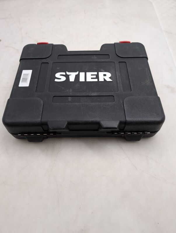 STIER Werkzeugkoffer Werkzeugset 60-teilig Handwerker-Set Chrom-Vanadium-Stahl - 4251709626534