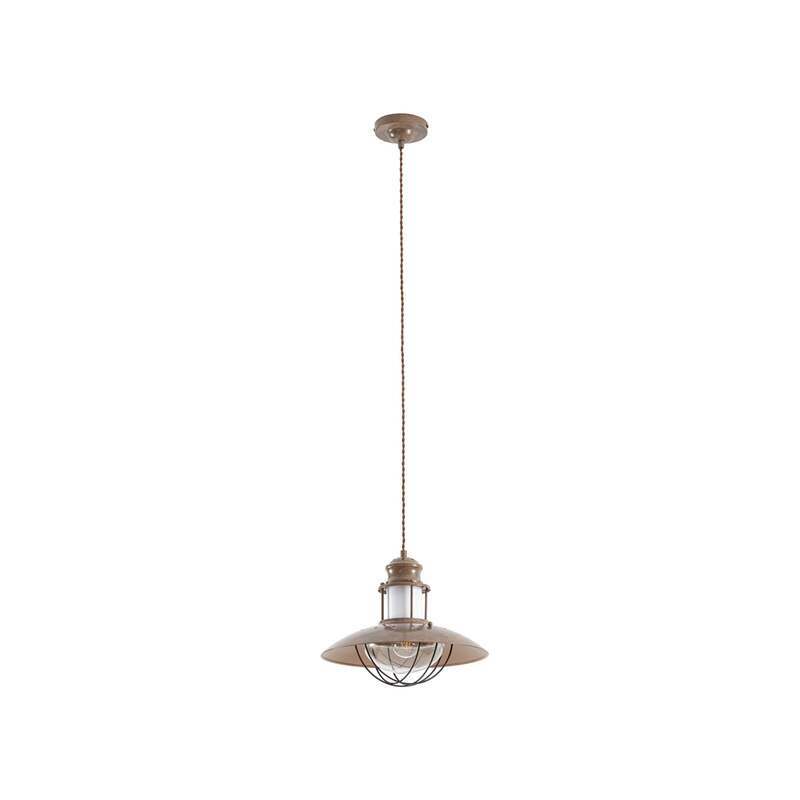 Lindby Pendelleuchte Hängeleuchte Louisanne LED Lampe dimmbar braun Ø35cm 28cm - 4251096524154