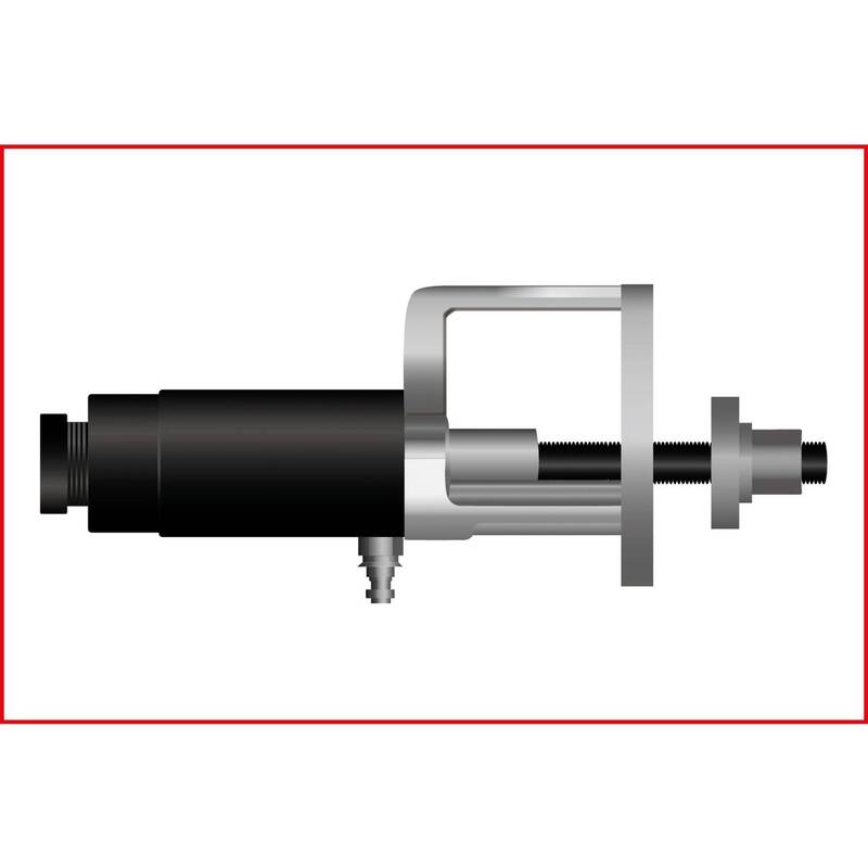 KS Tools 6tlg Druck- und Zug-Hydraulikzylinder-Satz 440.0025 32t - 4042146635315
