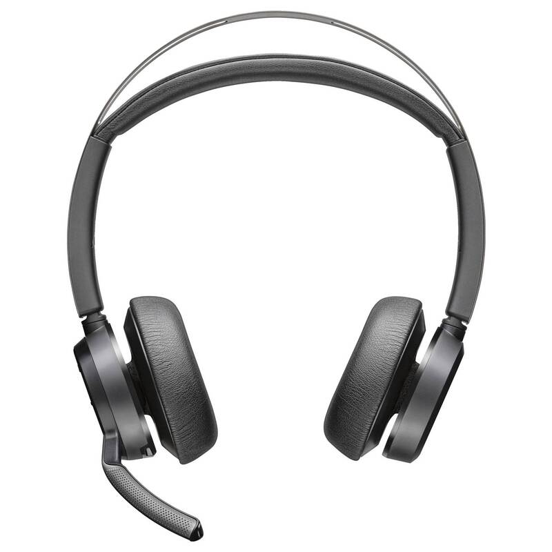 HP Poly Voyager Focus 2 On Ear Headset Bluetooth Stereo Noise Cancelling - 0198122157235