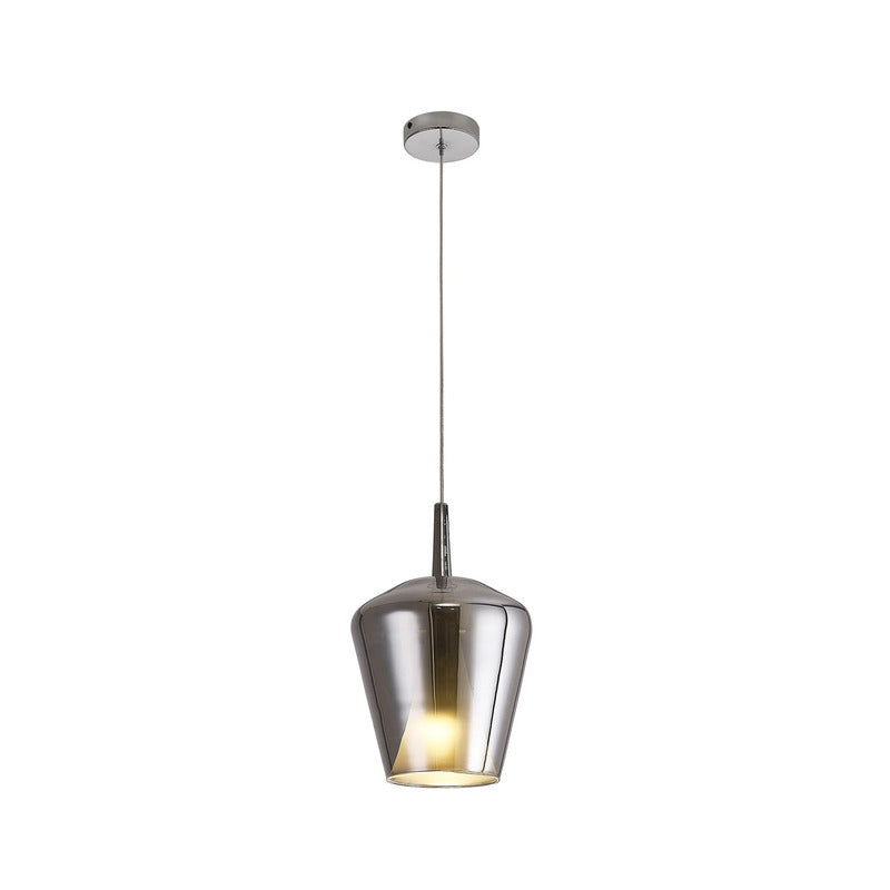 Mantra Iluminación Hängeleuchte Pendelleuchte Elsa Glas chrom E27 LED Ø 22,5 cm - 8435153282560