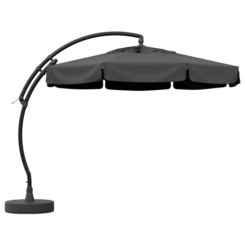 Sungarden Ampelschirm Gartenschirm Sonnenschirm Bezug 350/8 PP anthrazit - 5900246515588