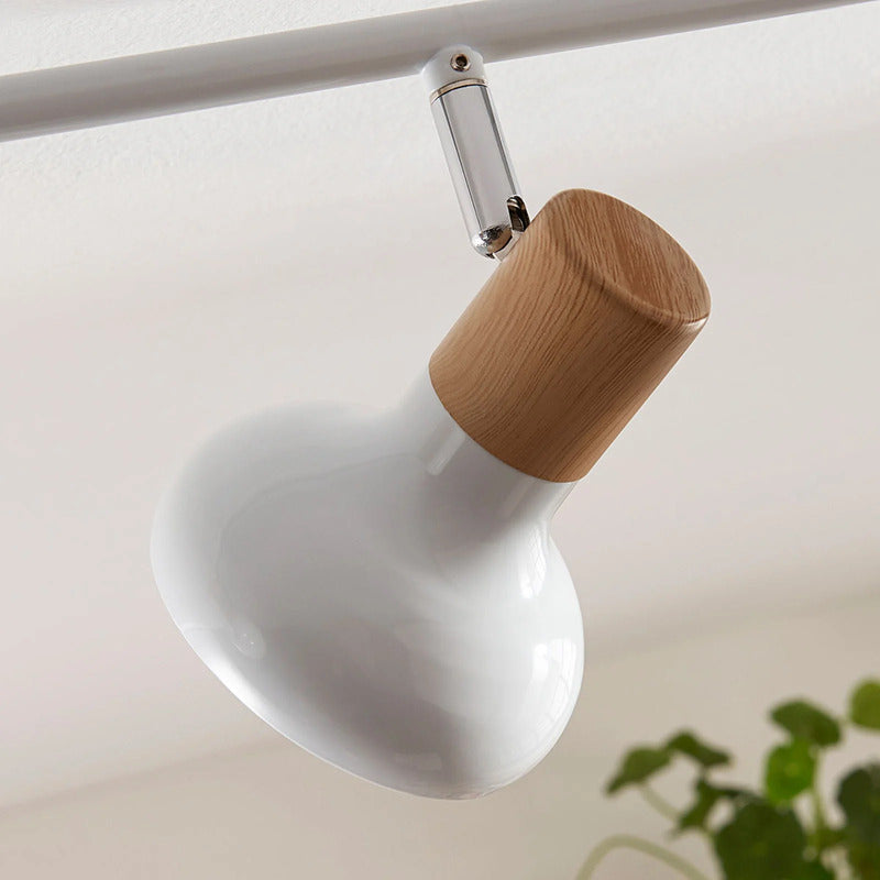 Lindby Deckenleuchte Fridolin LED Lampe dimmbar 4-flg weiß Metall 70,5cm - 4251096546705