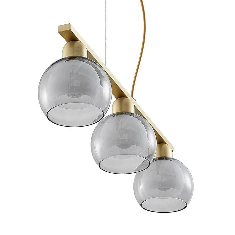 Lucande Mylah Hängelampe 3fl Ø 14 cm Deckenlampe Deckenleuchte Leuchte Spot56 - 4251911730227