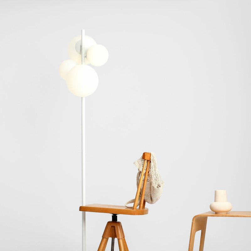 Euluna Stehleuchte Stehlampe Dione Lampe Leuchte 4-flg weiß SIEHE TEXT/FOTO - 5904798654344