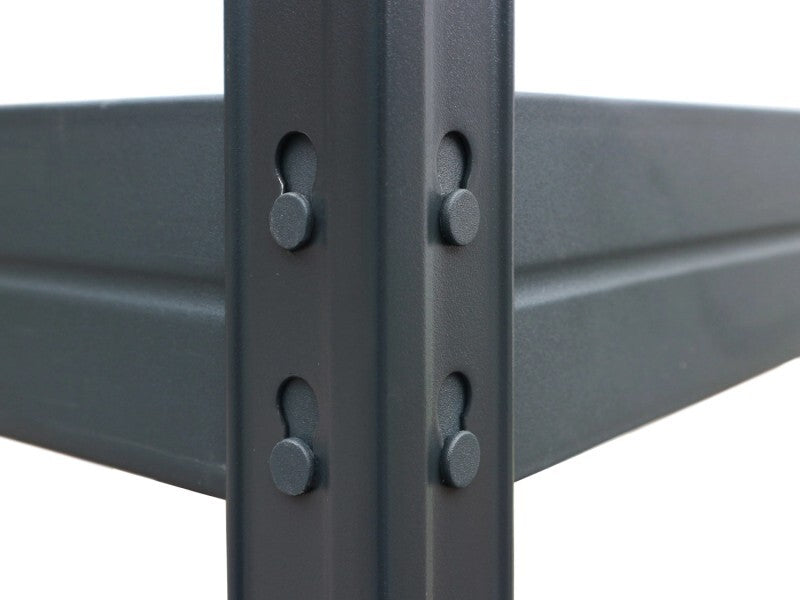 Ar Shelving Metallregal Rivet M 210kg modular Steckregal anthrazit 180x90cm - 8586002701609