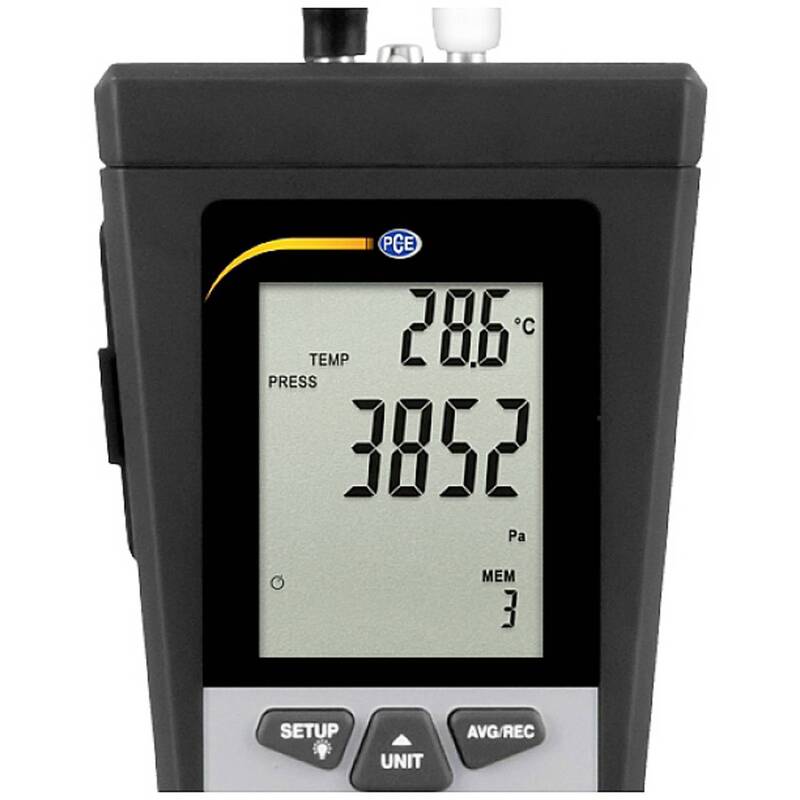 PCE Instruments Anemometer PCE-HVAC 2 Luftgeschwindigkeitsmessgerät 80m/s USB - 4250348716026