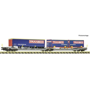 B-Ware Fleischmann N Doppeltaschen-Gelenkwagen T3000e HUPAC Taschenwagen Modellbahn
